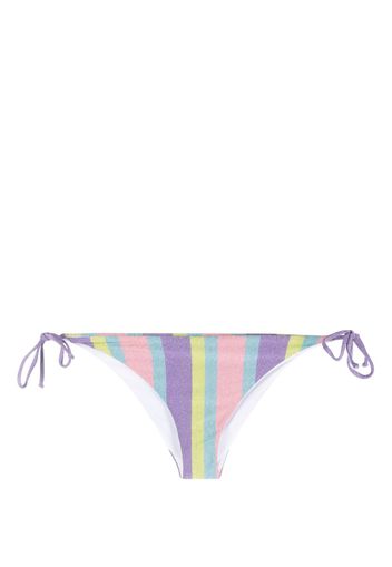 MC2 Saint Barth Slip bikini a righe - Rosa