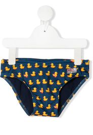 Mc2 Saint Barth Kids duck pattern swimming trunks - Blu