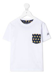 Mc2 Saint Barth Kids T-shirt con stampa - Bianco