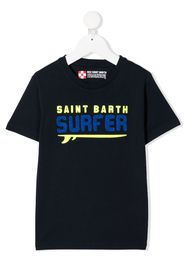 Mc2 Saint Barth Kids T-shirt con stampa - Blu