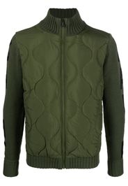 MC2 Saint Barth Whistler quilted-panel jacket - Verde