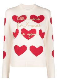 MC2 Saint Barth All I Want for X-Mas is You-embroidered jumper - Toni neutri