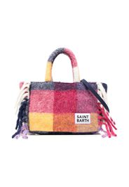 MC2 Saint Barth Kids Borsa tote a quadri - Rosa