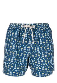 MC2 Saint Barth Gin Saint Barth-print swim shorts - Blu