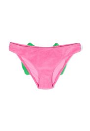 MC2 Saint Barth Kids Madame bow-detail bikini briefs - Rosa