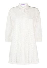 MC2 Saint Barth Helena broderie anglaise shirt - Bianco