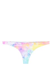 MC2 Saint Barth Slip bikini con fantasia tie-dye - Blu