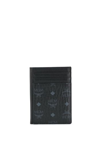 logo print card wallet