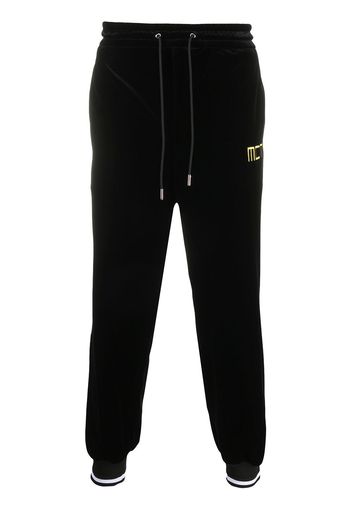 MCM velvet logo joggers - Nero