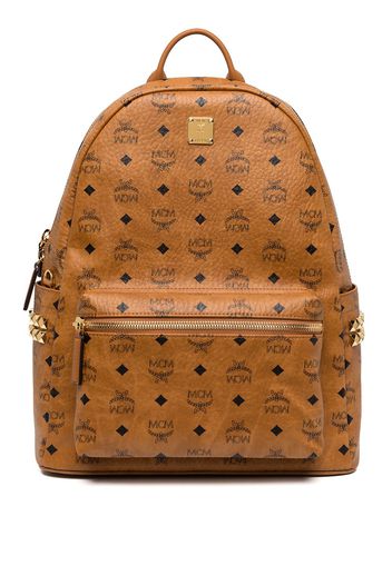 MCM Zaino con borchie Stark Side grande - Marrone