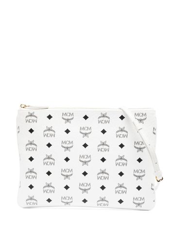 MCM Borsa a tracolla media - Bianco