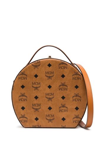 MCM Borsa a tracolla Visetos Hat Box mini - Marrone