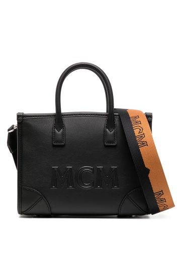 MCM mini Munchen leather tote bag - Nero