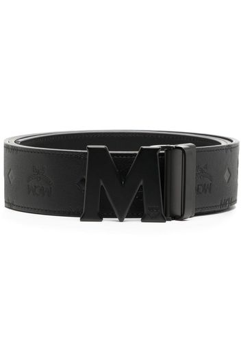 MCM Cintura Claus M reversibile - Nero