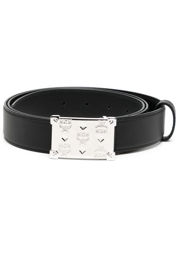 MCM Cintura con placca logo - Nero