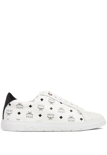 MCM Terrain monogram-print sneakers - Toni neutri