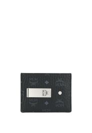 logo-print compact cardholder