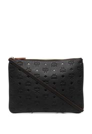 MCM Pouch con stampa - Nero