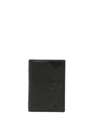 MCM Portafoglio con logo - Nero
