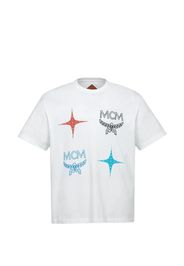 MCM constellation print T-shirt - Bianco