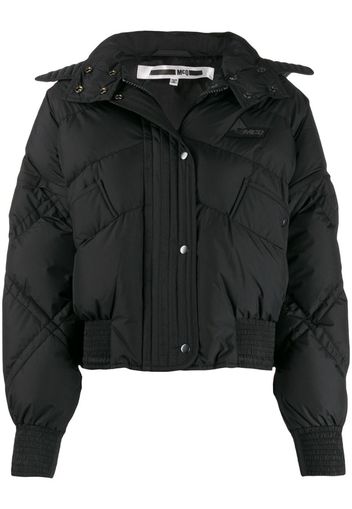 hooded padded jacket