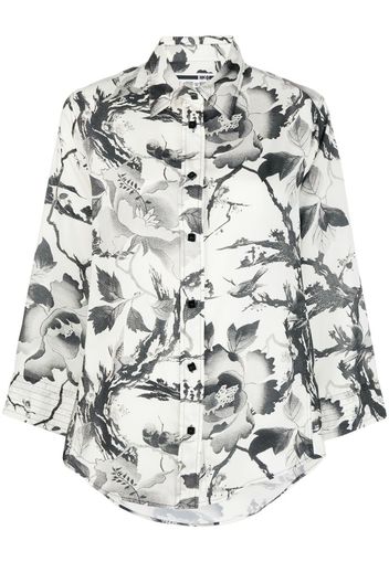 floral print blouse