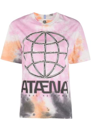 T-shirt con fantasia tie dye