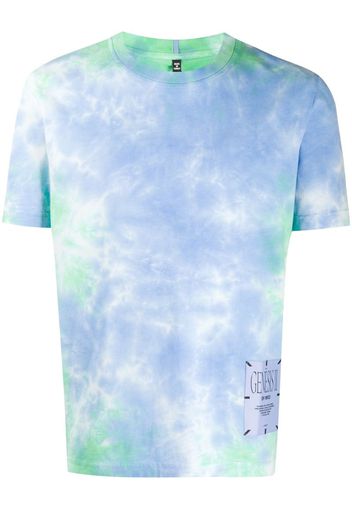 T-shirt con fantasia tie dye