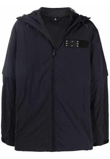 MCQ logo patch hooded jacket - Nero