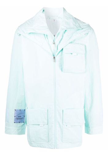 MCQ multi-pocket hooded jacket - Blu