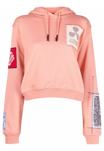 MCQ patch-detail hoodie - Rosa