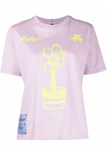 MCQ graphic-print short-sleeved T-shirt - Viola
