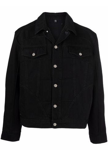 MCQ chest-pocket denim jacket - Nero