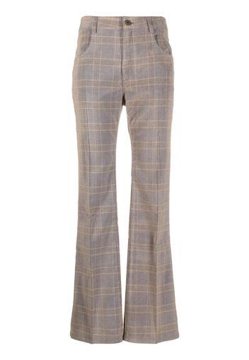 MCQ high-waisted flared pants - Toni neutri