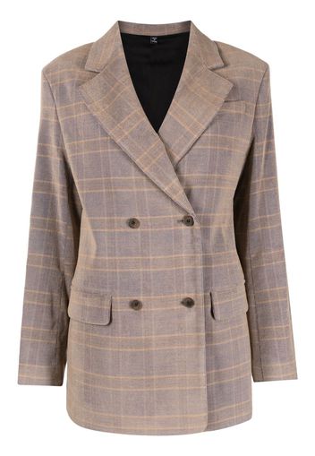 MCQ check print blazer - Toni neutri