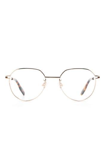 MCQ metallic round-frame glasses - Oro