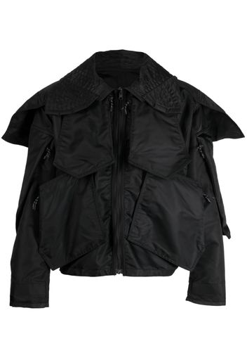 MCQ oversize-pointed-pocket jacket - Nero