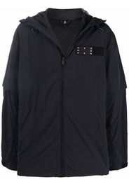 MCQ logo patch hooded jacket - Nero