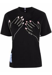 MCQ hands-print T-shirt - Nero