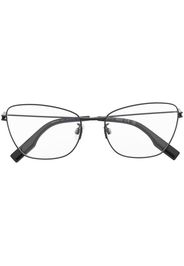 MCQ Occhiali cat-eye color argento - Nero