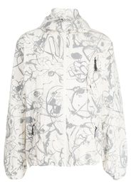 MCQ painterly-print lightweight jacket - Bianco