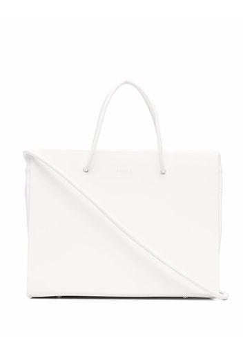 Medea square tote bag - Bianco