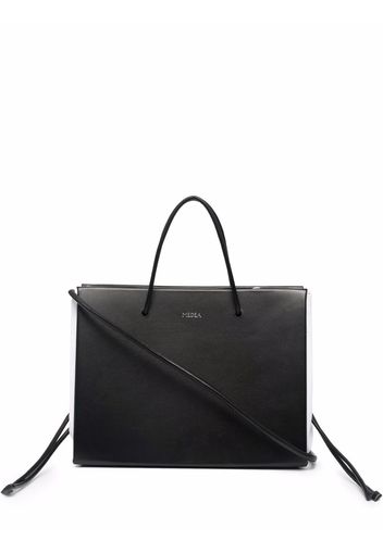 Medea Vitello leather tote bag - Nero