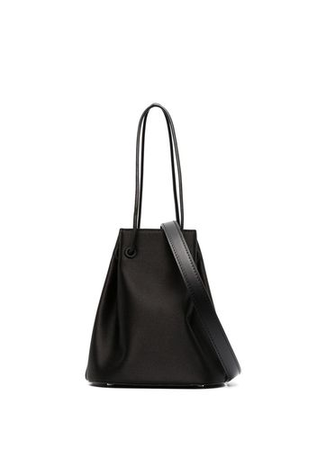 Medea smooth-finish tote bag - Nero