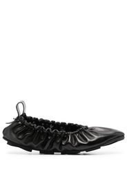 Medea scrunchie ballerina flats - Nero