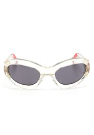 Medea Smack oval-frame sunglasses - Bianco