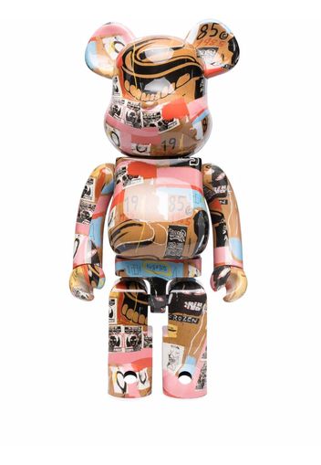 Medicom Toy Giocattolo Andy Warhol x Jean Michel Basquiat Bearbrick - Marrone