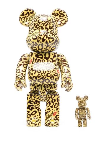 Medicom Toy Amplifier Bearbrick leopard-print 100% 400% set - Giallo