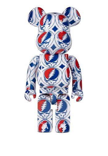 Medicom Toy x Grateful Dead "Steal Your Face" BE@RBRICK figure - Bianco