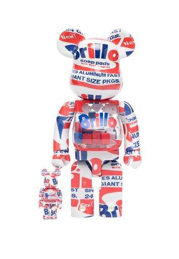 Medicom Toy Set figure Be@rbrick MEDICOM TOY x Andy Warhol Brillo 100% + 400% - Rosso